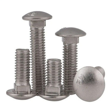 Knurled Fin Neck Short Neck Carriage Bolt