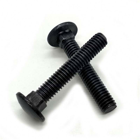 M8 * 22 DIN 603 ISO 8677 Truss Mushroom Head Square Neck No Slotted Trailer Carriage Elevator Bolts